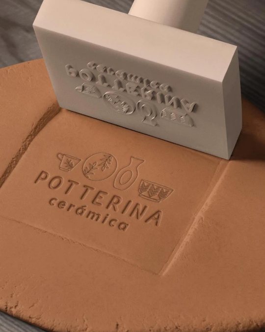 Sello de Potterina cerámica