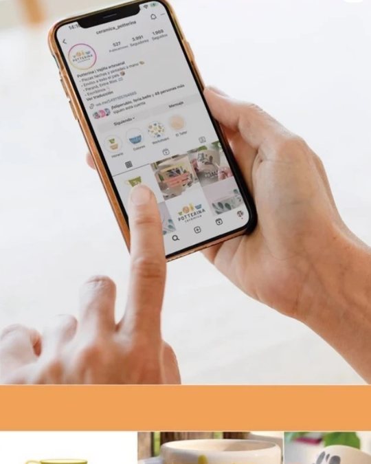 Instagram de Potterina en el celular