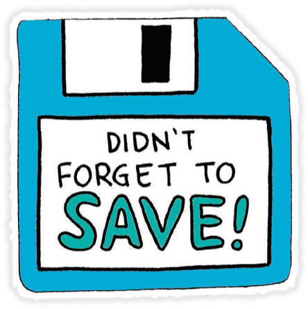Sticker de un diskette
