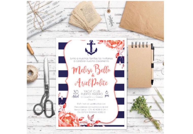 Tarjeta 04 — diseño POLI para casamiento