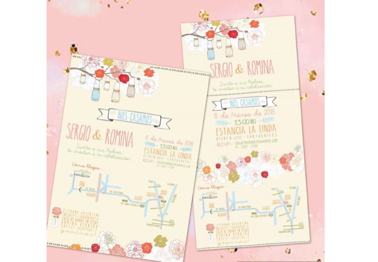 Tarjeta 05 — diseño POLI para casamiento