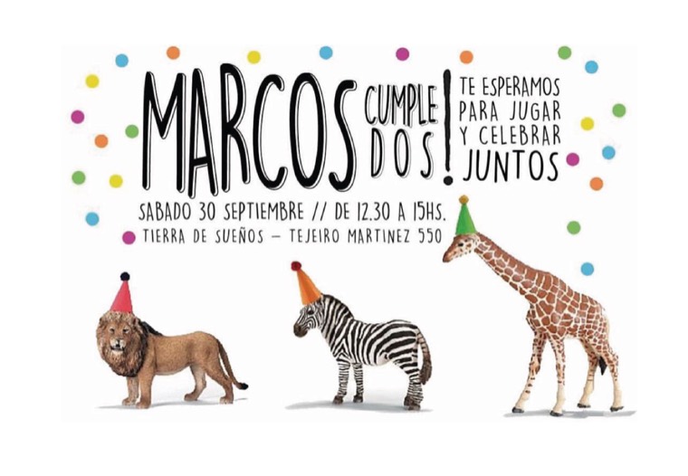 Invitación 01 — diseño POLI para cumpleaños