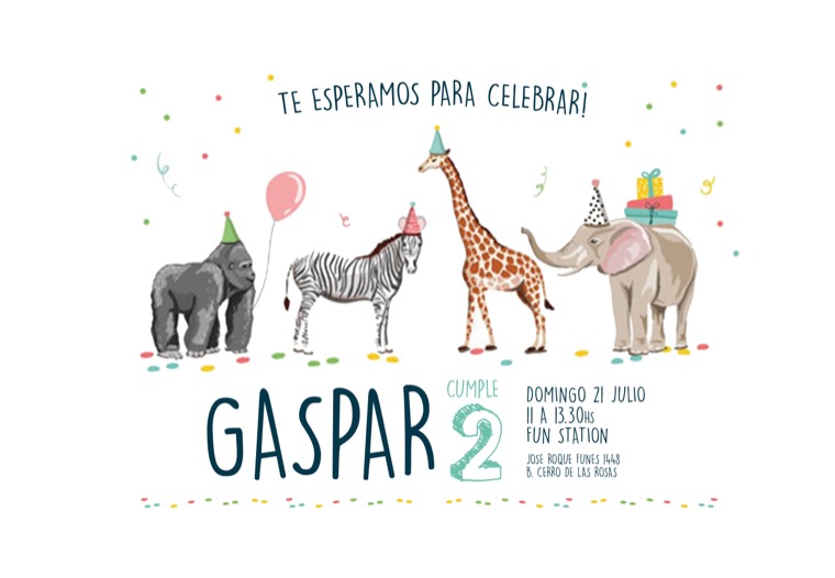 Invitación 07 — diseño POLI para cumpleaños