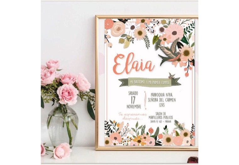 Invitación 14 — diseño POLI para cumpleaños