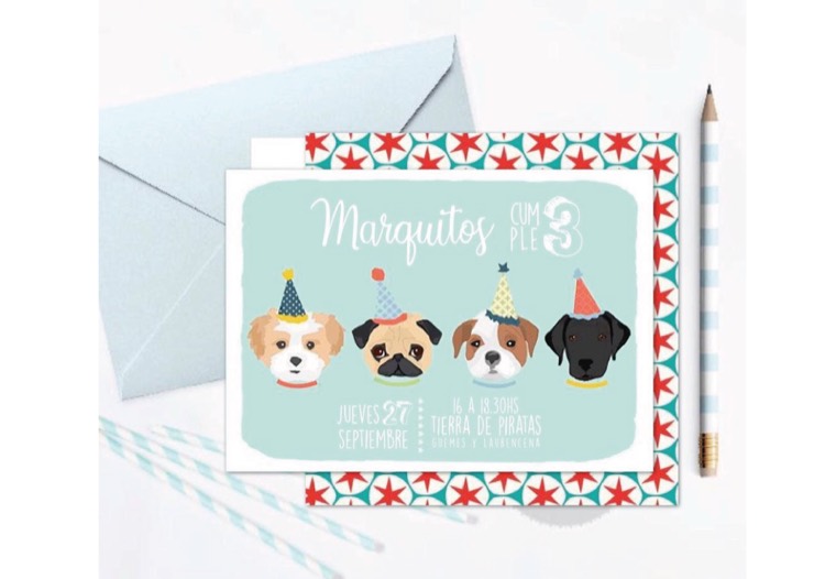 Invitación 15 — diseño POLI para cumpleaños