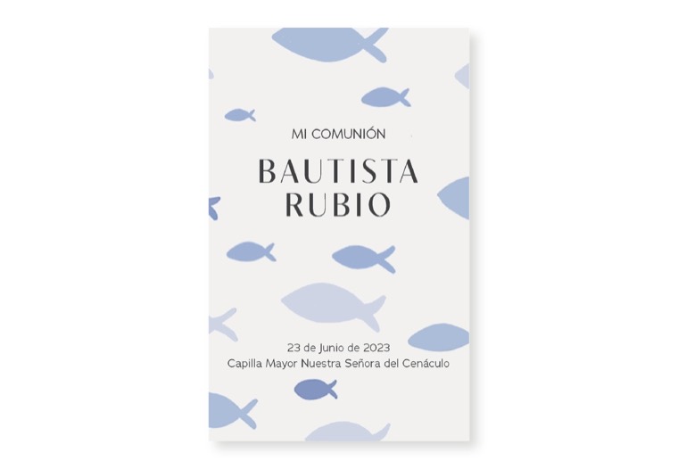 Estampita 04 — diseño POLI para religiosos