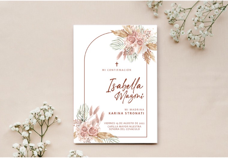 Estampita 05 — diseño POLI para religiosos