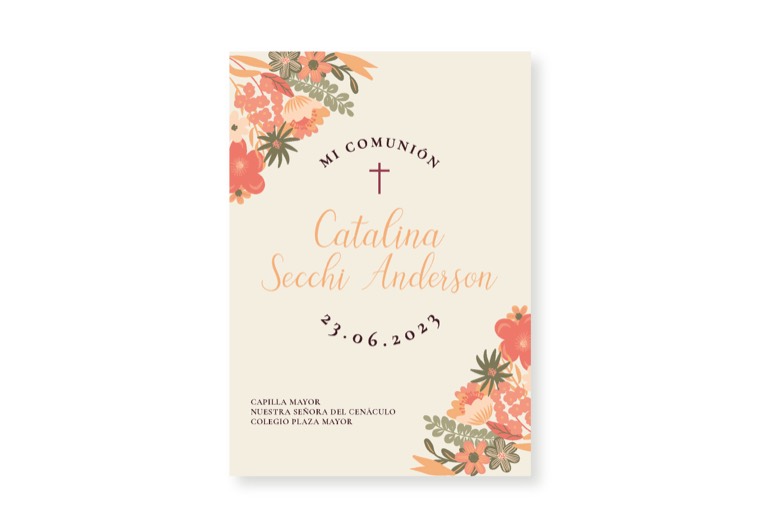 Estampita 11 — diseño POLI para religiosos