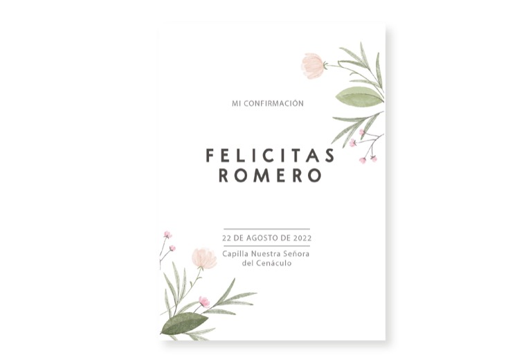 Estampita 30 — diseño POLI para religiosos