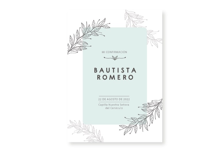 Estampita 31 — diseño POLI para religiosos